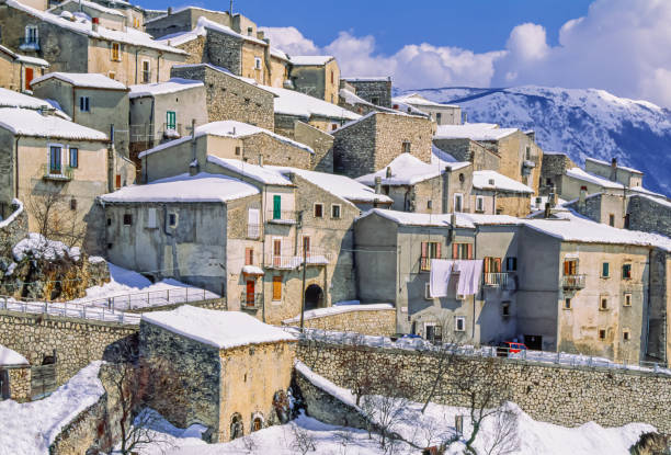 istock Grann Sasso Nayional Park in the winter 2173951805