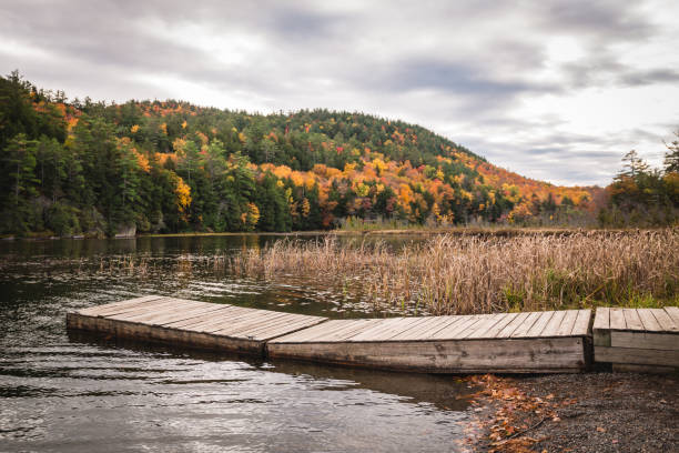 istock Boat Launch in the Adirondacks, New York in Fall 2173955840