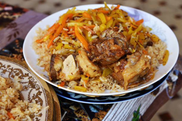 istock Uzbek Beef plov. Bukhara, Uzbekistan 2173960505