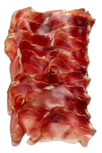 istock Speck ham slices isolated 2173961250