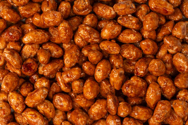 istock Tasty sweet roasted peanuts as a background. 2173961624
