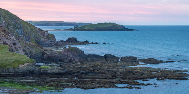 istock Burgh Island from Westcombe Beach 2173966267