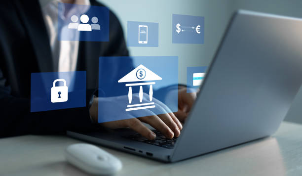 istock Finance and banking networking. Customer network connection and cyber security. Online banking technology. Financial digital innovation technology. 2173968271
