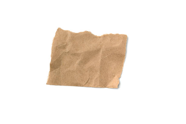 istock A torn piece of craft paper on a white background 2173969169