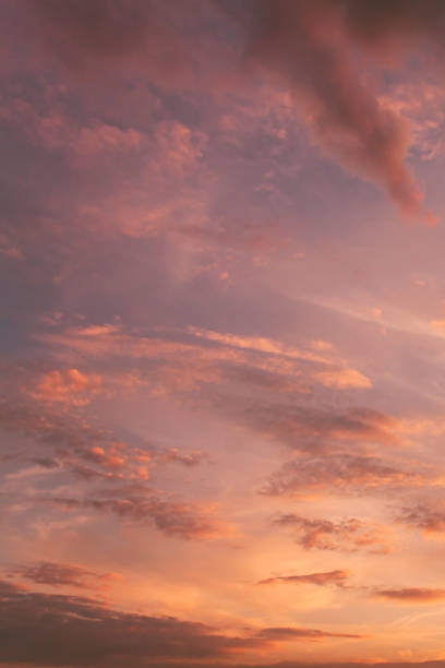 istock Yellow Blue Sunrise Sky With Sunlight 2173971338