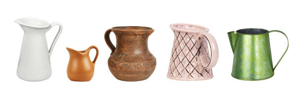 Hungarian traditional old colorfully painted ceramics