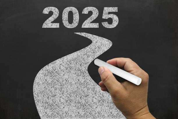 istock New year 2025 choice target future direction blackboard 2173975927