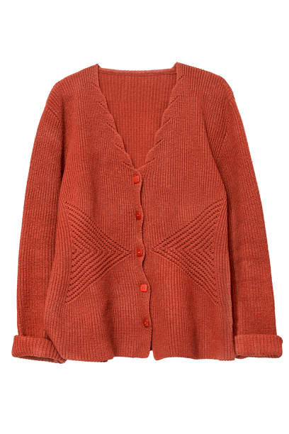 istock Knit cardigan isolated 2173982134