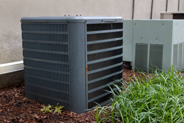 istock Condominium air conditioners on ground 2173982975