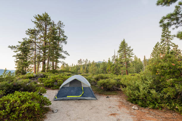 istock Camping Tent Site at Emerald Bay State Park California 2173983202