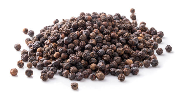 istock Black pepper isolated on a white background 2173985796