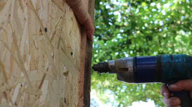 istock drilling surface of osb material close-up 2173991266