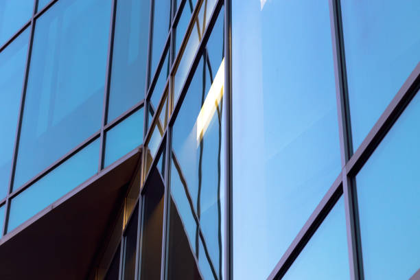 Modern Office Building Window Details - Closeup