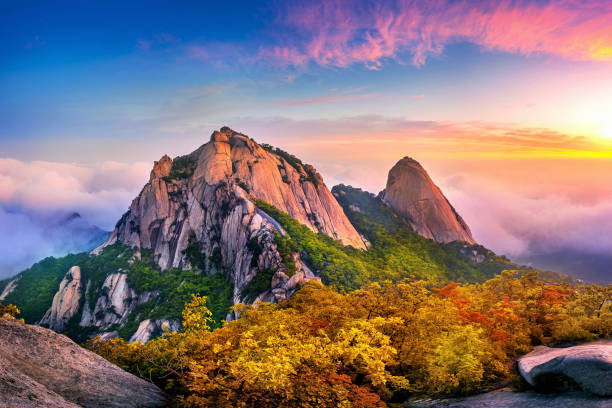 910개 이상의 북한산 스톡 사진, 그림 및 Royalty-Free 이미지 - iStock