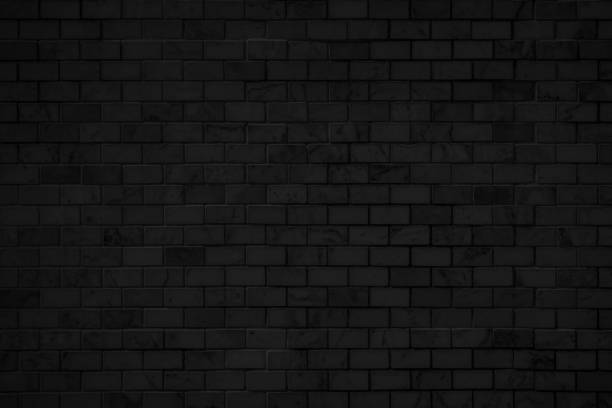 istock Dark black ceramic brick wall and floor tiles mosaic background in bathroom. Design pattern geometric with grid wallpaper texture decoration pool. Simple seamless abstract surface grunge. 2174048682