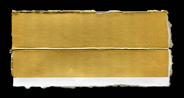 istock Cut or torn paper background textured isolated 2174064908