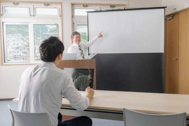 istock Business man  seminar 2174070509
