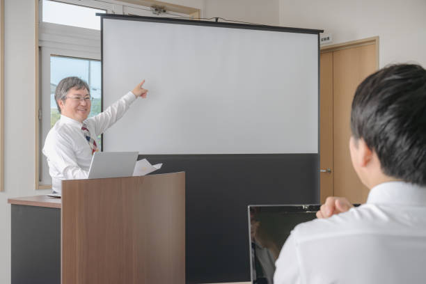 istock Business man  seminar 2174070539