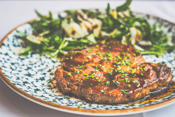 istock Ribeye Beef $48
220gr Angus Beef Ribeye, Arugula, & Parmesan Salad 2174075880