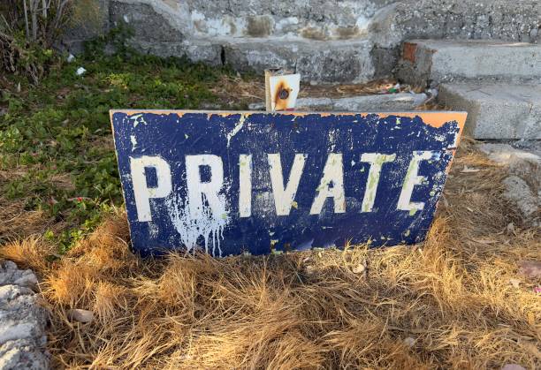 old private sign in germany - translation: private ground - no trespassing