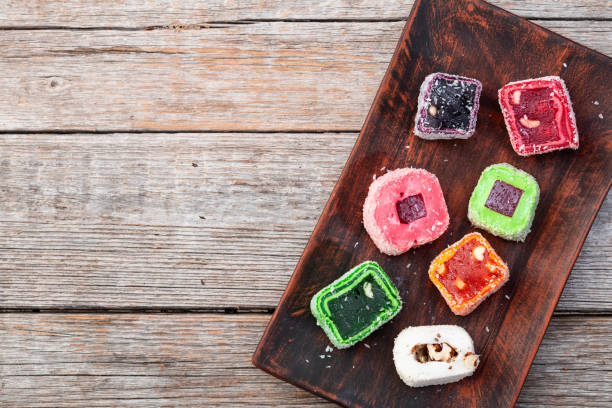 istock Turkish delight candy . Rahat lokum photography 2174083165