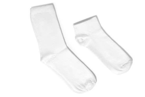 istock White cotton socks isolated on white background 2174084313