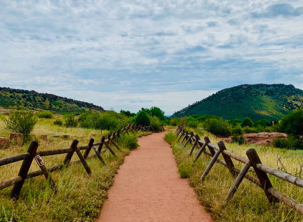istock Trail in Red Rocks park in Denver, Colorado 2174085224