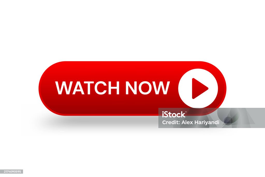 Watch Button Text Red 3d Watch Now Button Button Element For Web Design And Mobile ...
