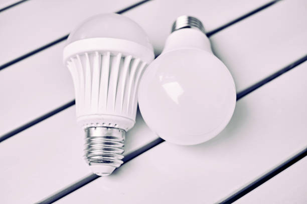 a device for giving light, either one consisting of an electric bulb together with its holder and shade or cover