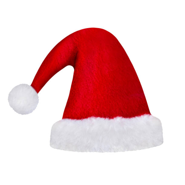 istock Red Christmas hat isolated on white background 2174095738