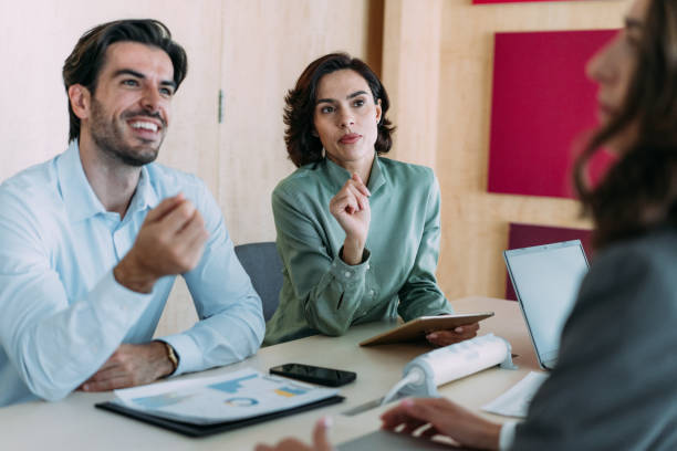 istock Business persons on meeting in the office. 2174096114