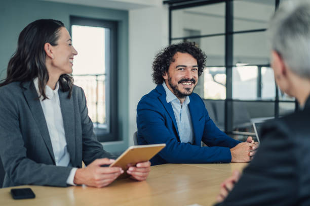 istock Business persons on meeting in the office. 2174096160