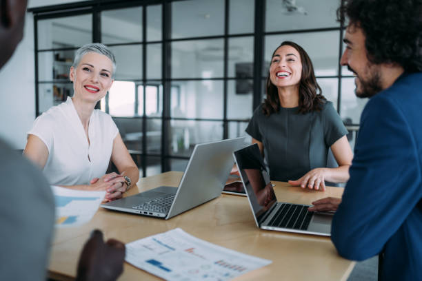 istock Business persons on meeting in the office. 2174096178