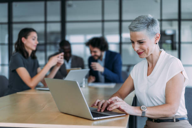 istock Business persons on meeting in the office. 2174096190