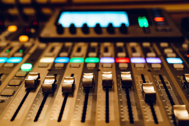 istock A sound mixing console up close 2174098140