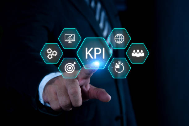 istock KPI Key Performance Indicator for Business Concept. Businessman working with data to analyze key performance indicators (KPI) displayed as holographic icons 2174100063