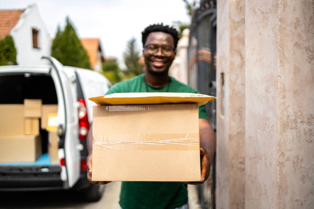 istock Delivering shipment to the customers. 2174100419