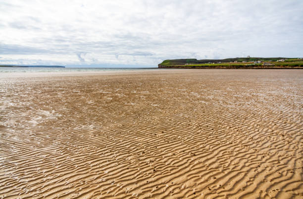 Northern Scotland sandy Dunnet Beach Scotland Europe