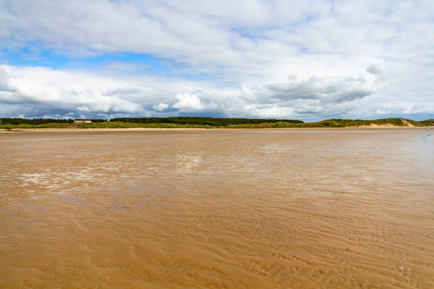 Northern Scotland sandy Dunnet Beach Scotland Europe