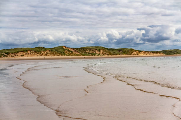 Northern Scotland sandy Dunnet Beach Scotland Europe