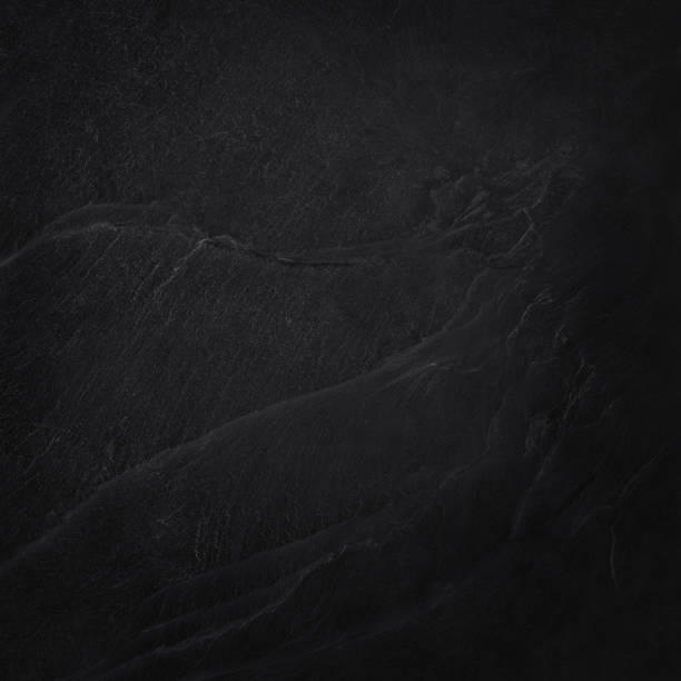 istock Dark grey black slate texture in natural pattern with high resolution for background and design art work. Black stone wall. 2174102672