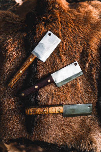 istock Close-Up of Mini Cleavers on Fur 2174111247