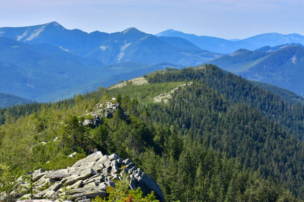 istock Yavirnyk ridge in Ukrainian Carpathians 2174113267
