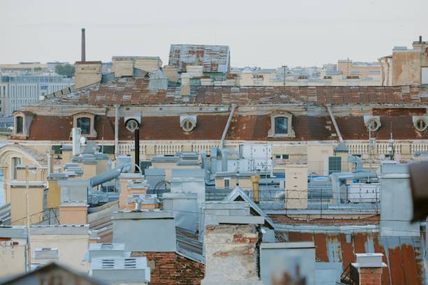 istock Rooftop View Overlooking Urban Landscape 2174121345
