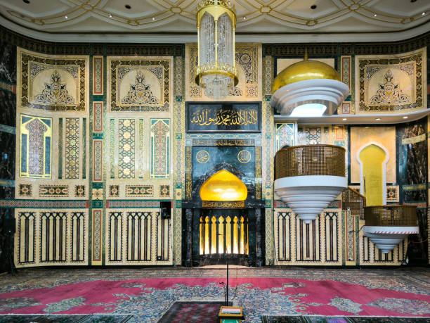 istock Arabic Caligraphy in Mosque Brunei 2174135364