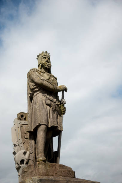 Robert the Bruce king of Scotland statue