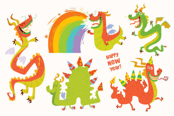 40,200+ Happy Dragon Stock Illustrations, Royalty-Free Vector