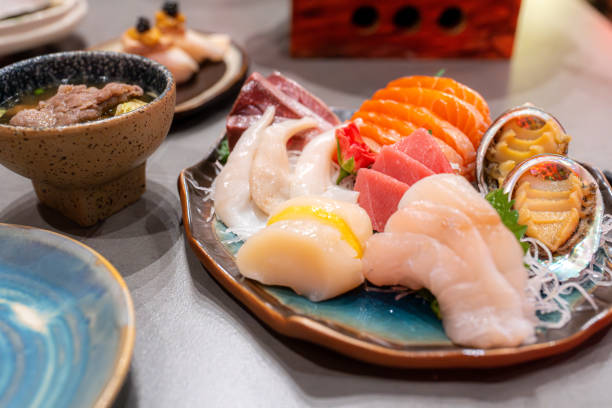 istock Varieties of Japanese Food 2174145622