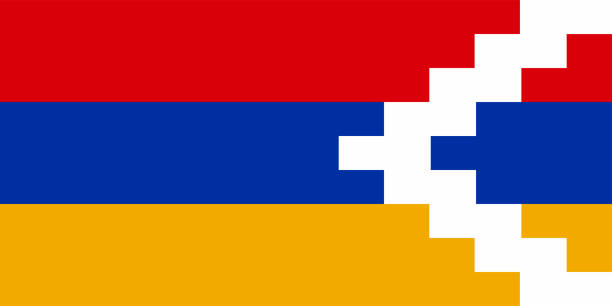 istock Vector flag of Nagorno-Karabakh 2174147188
