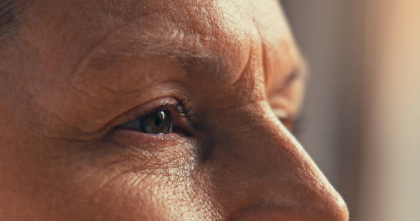 istock Senior woman eyes close-up. 2174148670